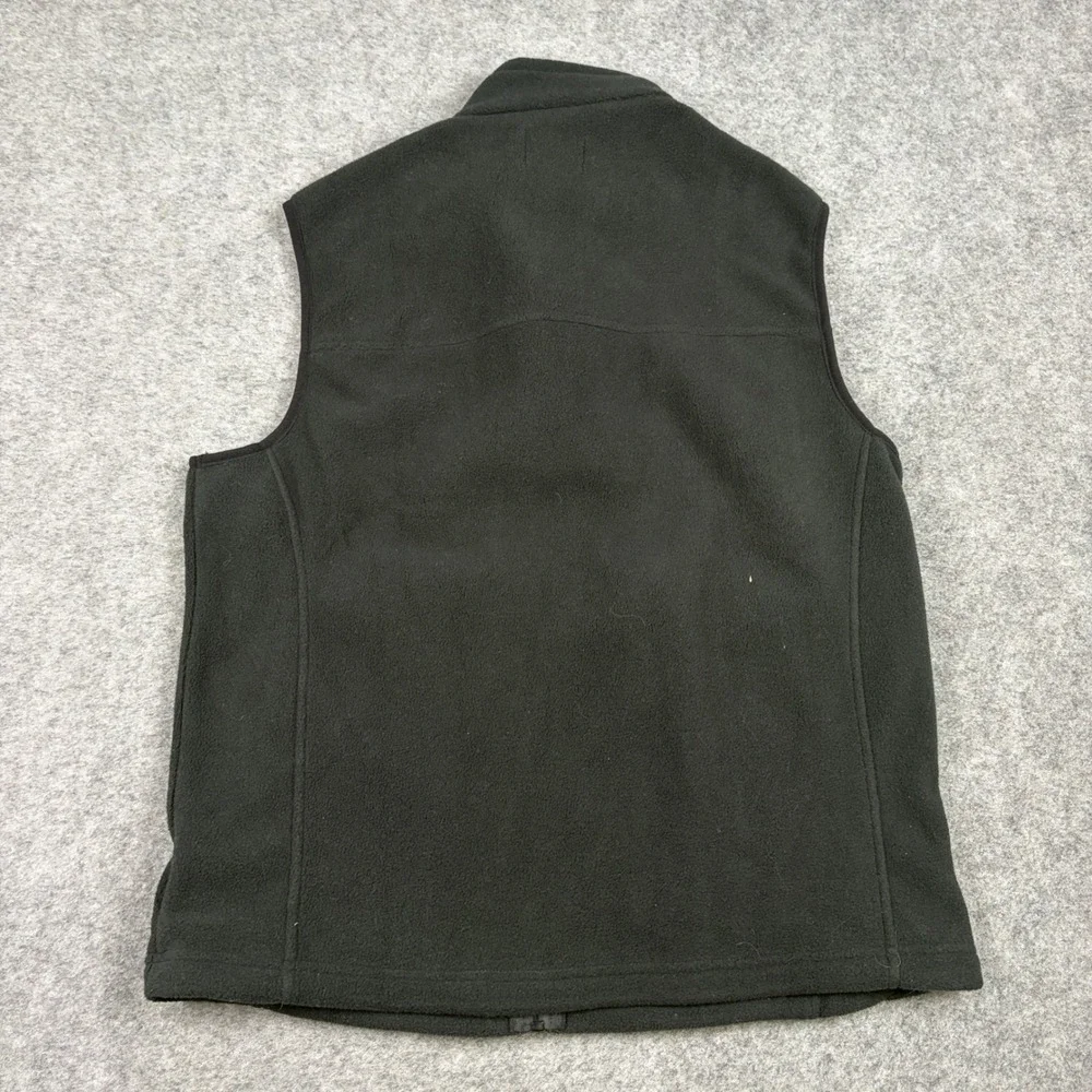Bass Pro‎ Shops Fleece Vest Mens Medium Black Full Zip Gorpcore Outdoor Workwear